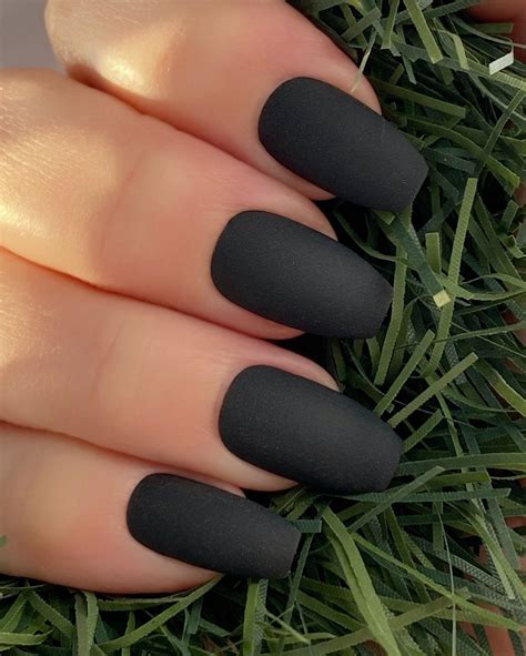 matte black nail polish